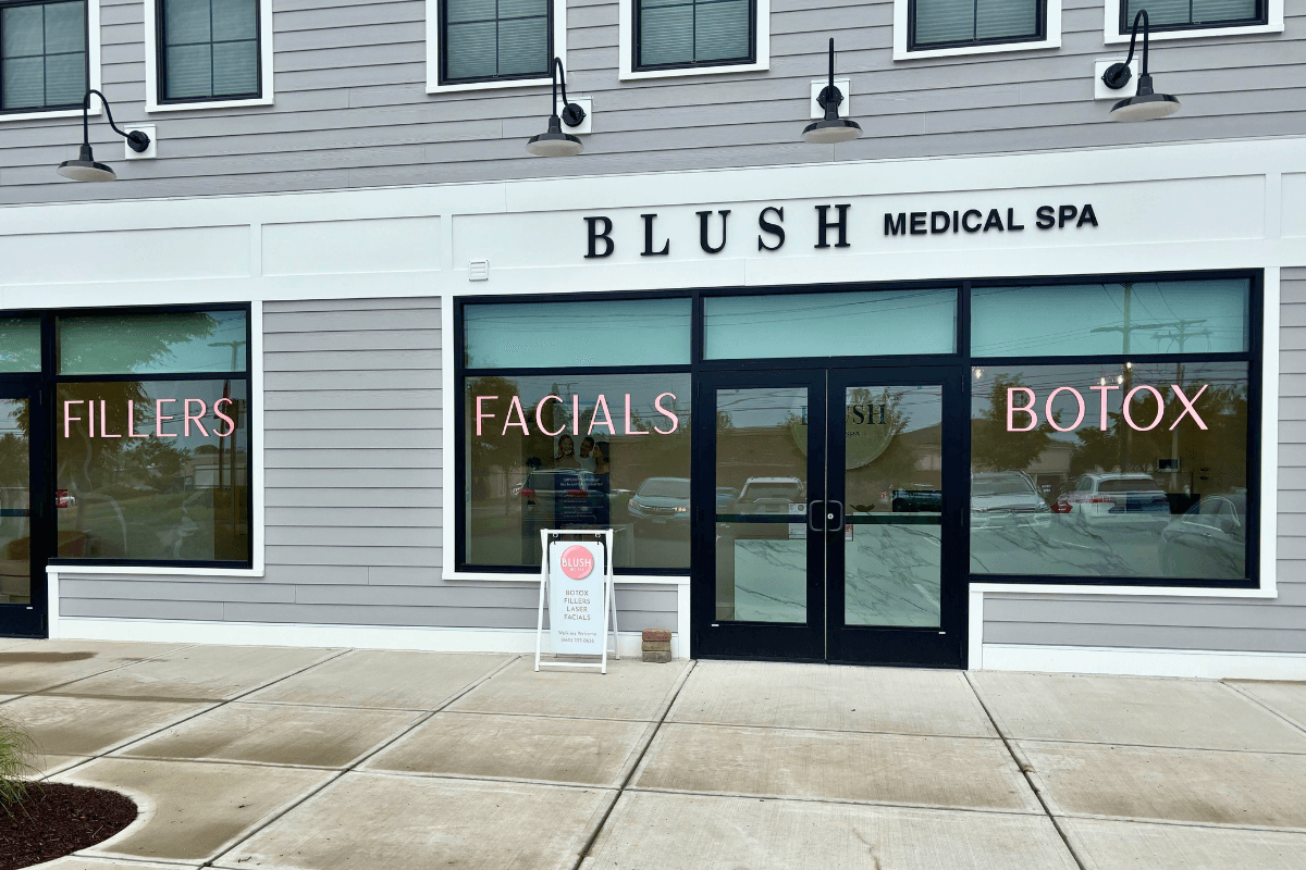 Blush Med Spa Orange CT reception area