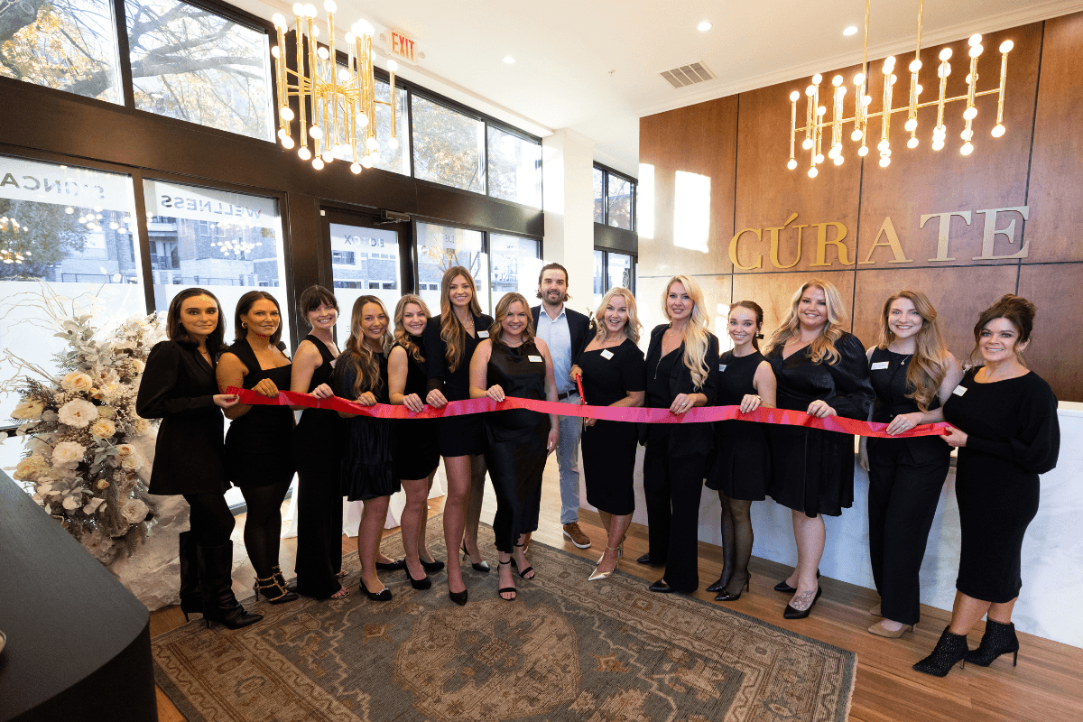 Cúrate MedAesthetics Chattanooga ribbon cutting ceremony